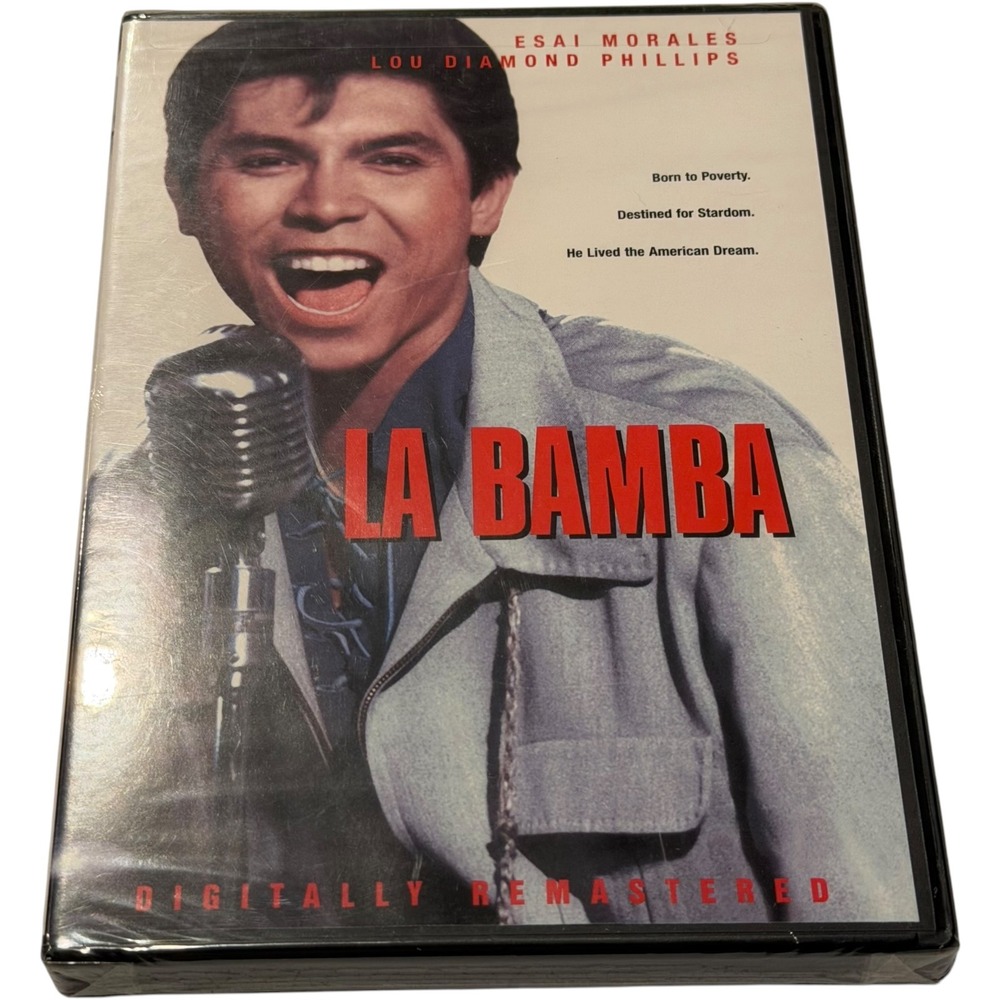 La Bamba DVD Lou Diamond Phillips Digitally Remastered Movie New Sealed